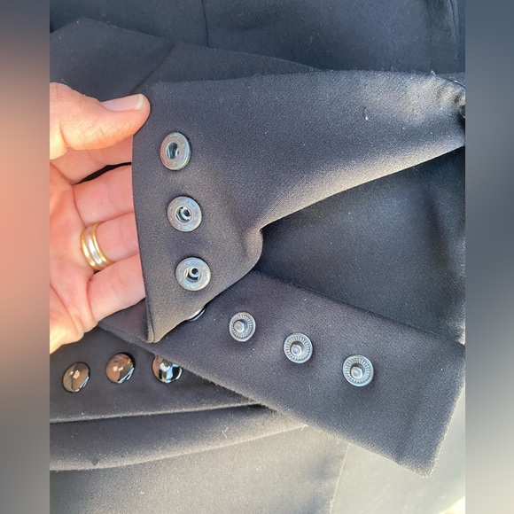 Iconic Scuba Jacket Size 4 Black Veronica Beard - Picture 6 of 9